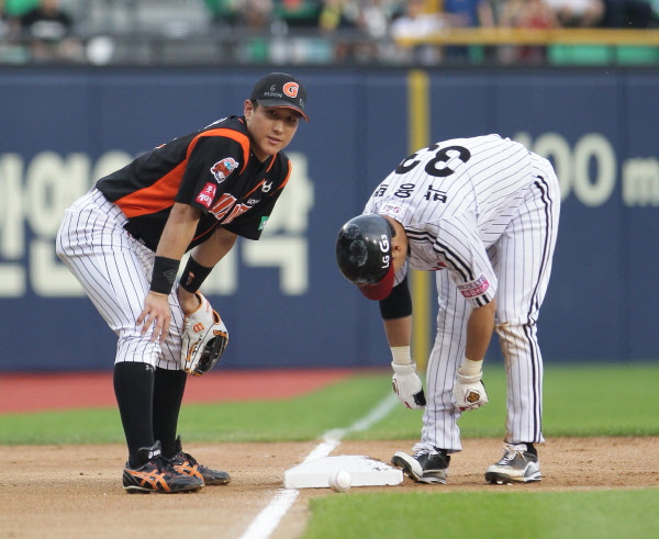 황재균 수비모습